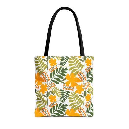 Tote Bag (AOP) | Yellow Floral | Cherrified Co. Design