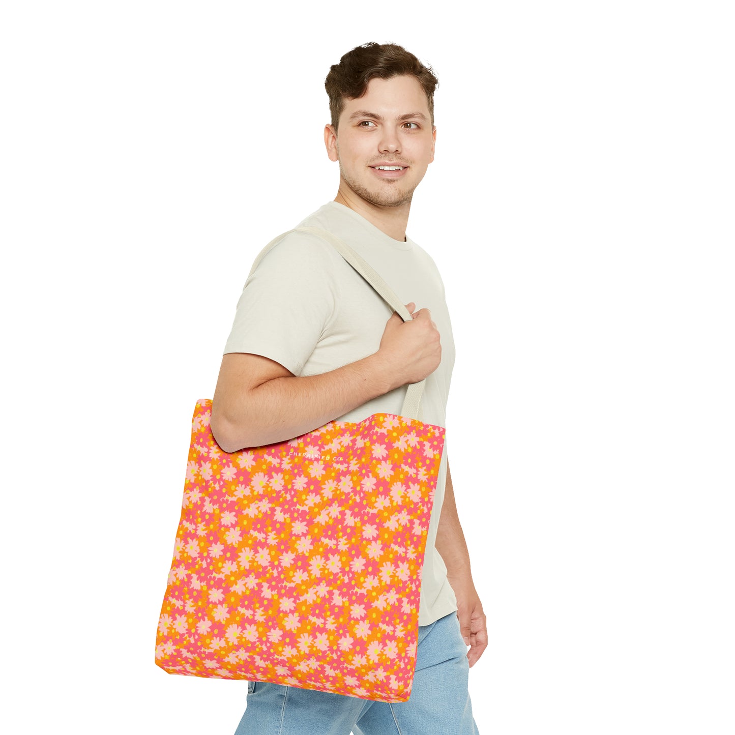 Tote Bag (AOP) | Zesty Florals | Cherrified Co. Design