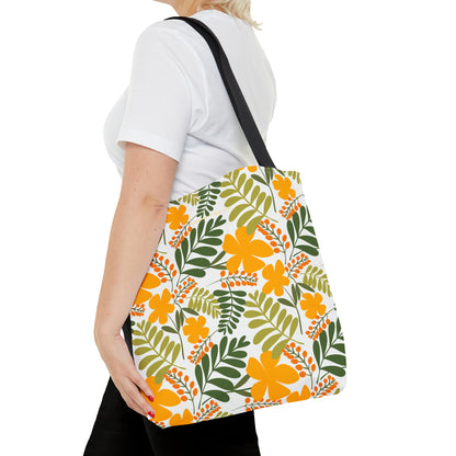 Tote Bag (AOP) | Yellow Floral | Cherrified Co. Design