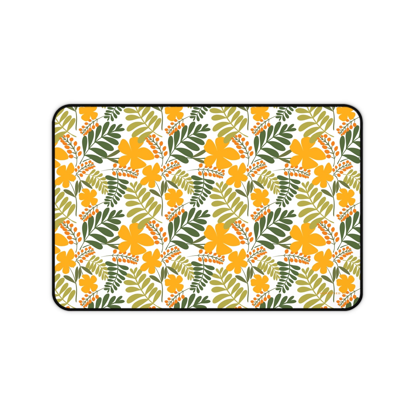 Desk Mat | Mousepad | Golden Blooms | Cherrified Co. Design