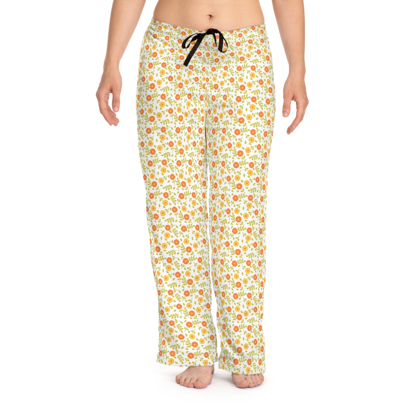 Women's Pajama Pants (AOP) | Bright Blooms | Cherrified Co. Design