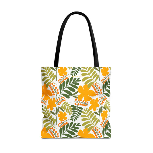 Tote Bag (AOP) | Yellow Floral | Cherrified Co. Design
