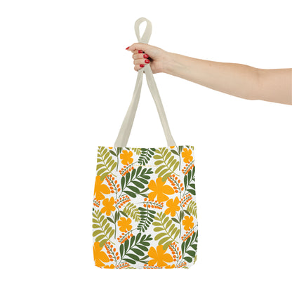 Tote Bag (AOP) | Yellow Floral | Cherrified Co. Design