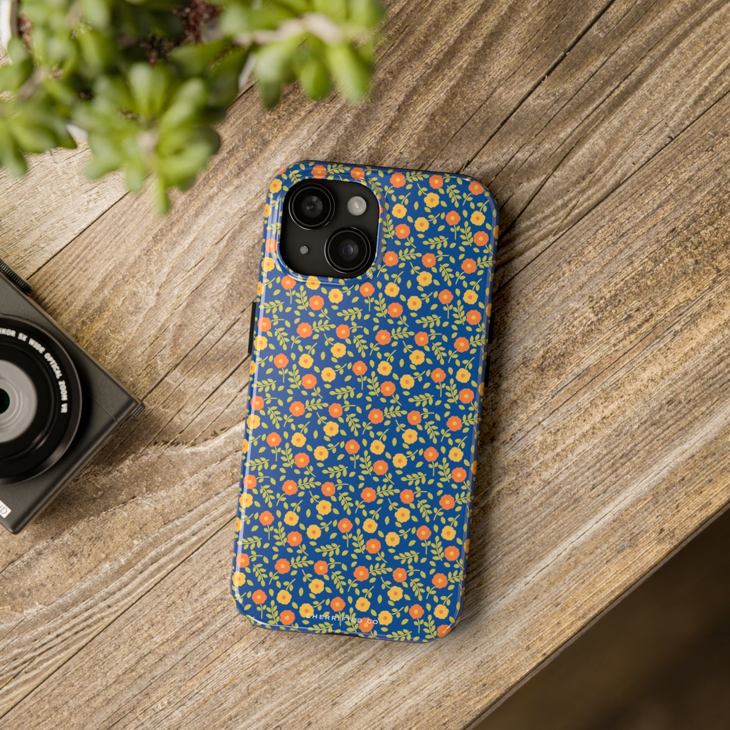 Tough Iphone 15 Case | Bright Blooms | Cherrified Co. Design