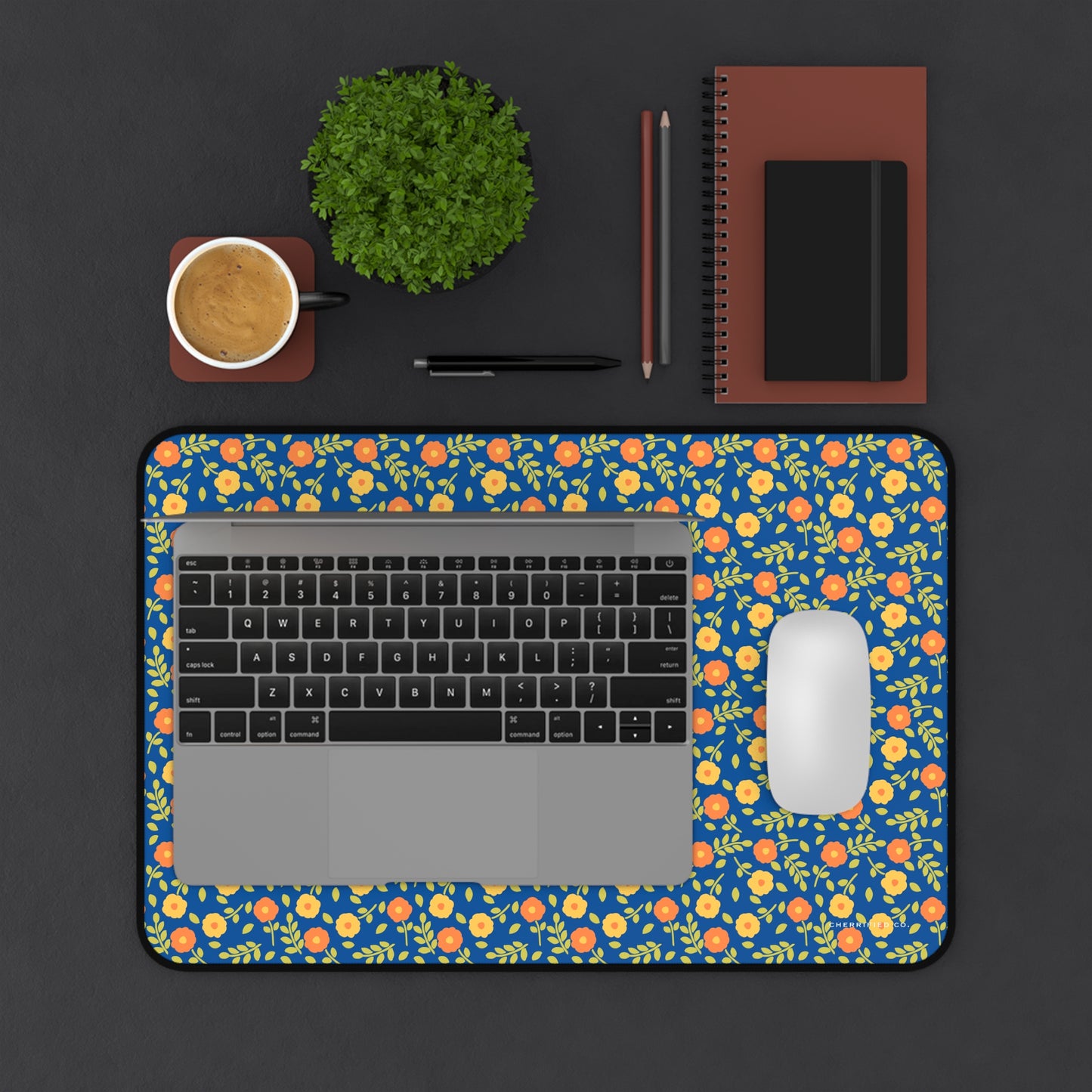 Desk Mat | Mousepad | Bright Blooms | Cherrified Co. Design