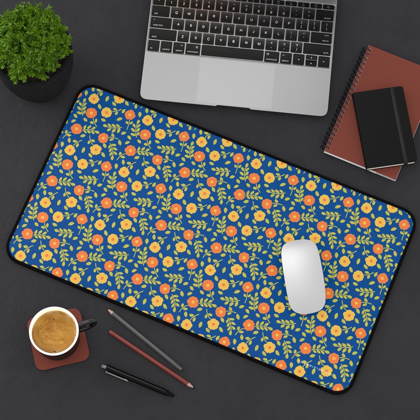 Desk Mat | Mousepad | Bright Blooms | Cherrified Co. Design