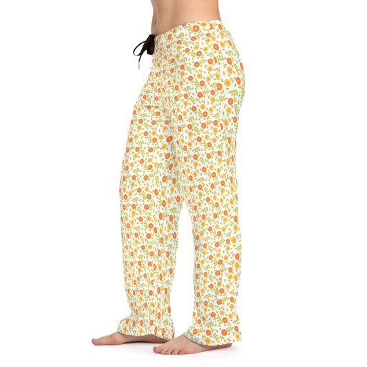 Women's Pajama Pants (AOP) | Bright Blooms | Cherrified Co. Design