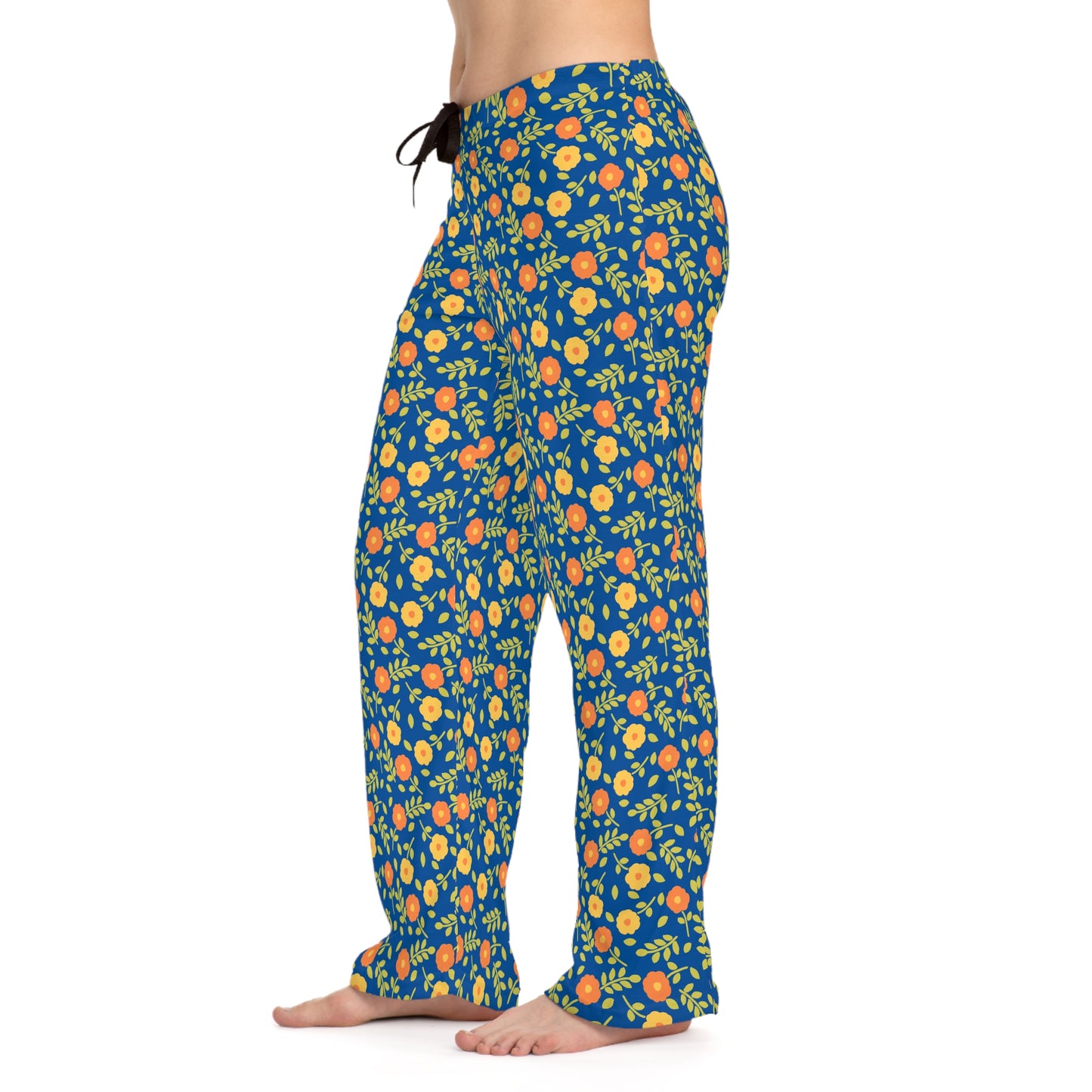 Women's Pajama Pants (AOP) | Bright Blooms | Cherrified Co. Design