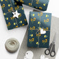 Gift Wrap Papers | Deep Brunswick Green Floral | Cherrified Co. Design