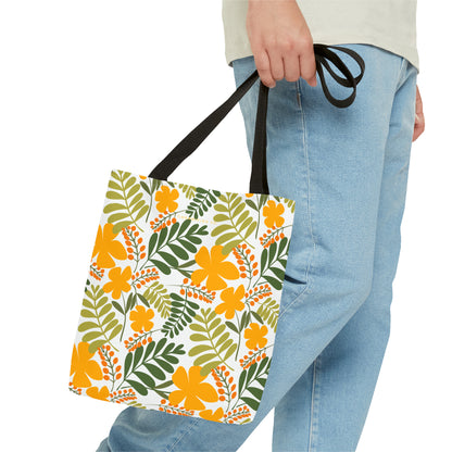 Tote Bag (AOP) | Yellow Floral | Cherrified Co. Design