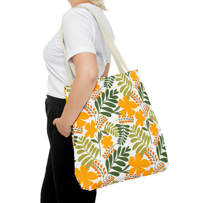 Tote Bag (AOP) | Yellow Floral | Cherrified Co. Design