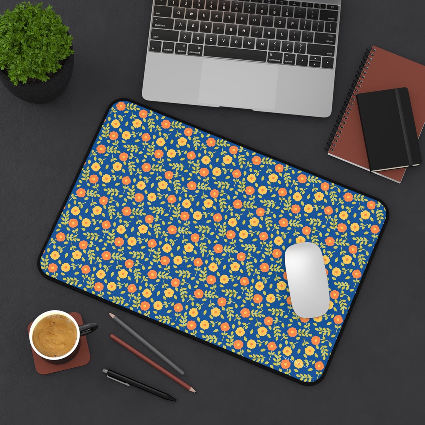 Desk Mat | Mousepad | Bright Blooms | Cherrified Co. Design