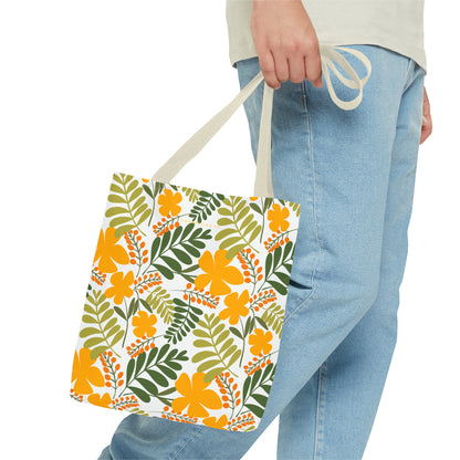 Tote Bag (AOP) | Yellow Floral | Cherrified Co. Design