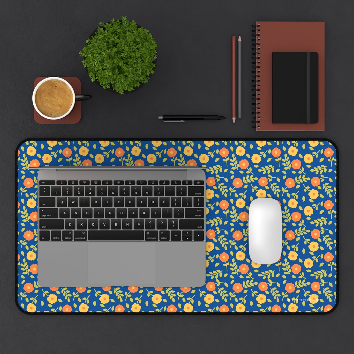 Desk Mat | Mousepad | Bright Blooms | Cherrified Co. Design