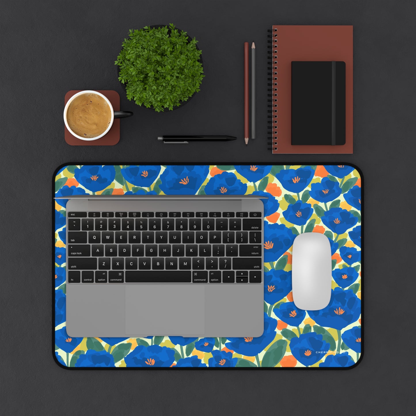 Desk Mat | Mousepad | Sapphire Garden | Cherrified Co. Design