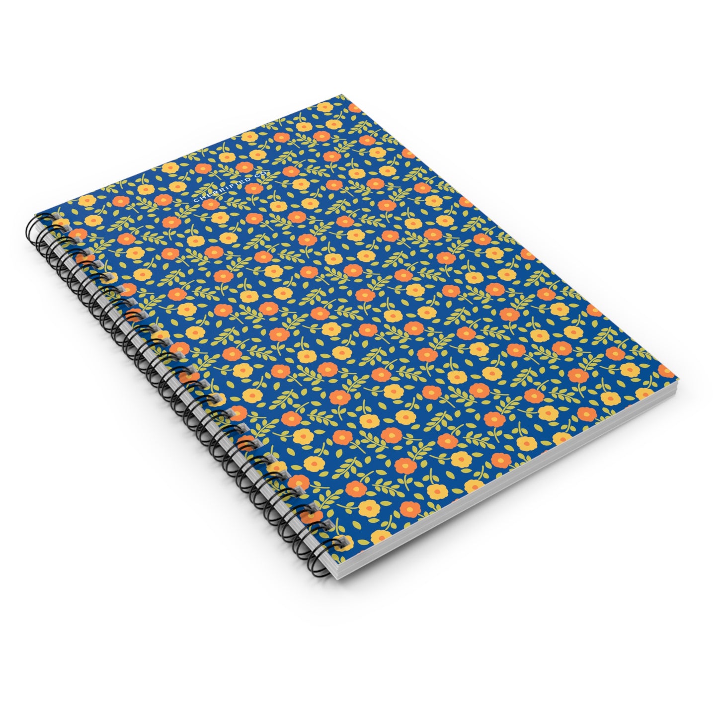 Spiral Notebook - Ruled Line | Bright Blooms | Cherrified Co. Design